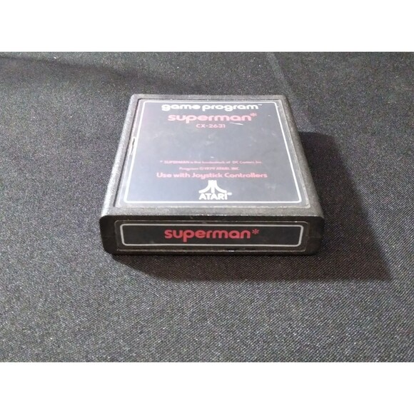 Superman (Atari 2600, 1979) Text Label - Picture 3 of 7